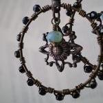Verdigris Hoops