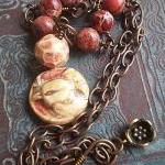 Ruby Bird Necklace